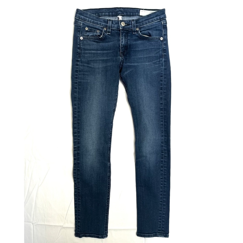 Rag & Bone Capri Jeans Womens 26 Southport Skinny Ankle W1526K520SOU Made in USA